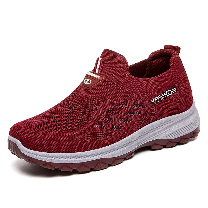 Breathable Mesh Slip On Walking Comfort Sports Sneakers