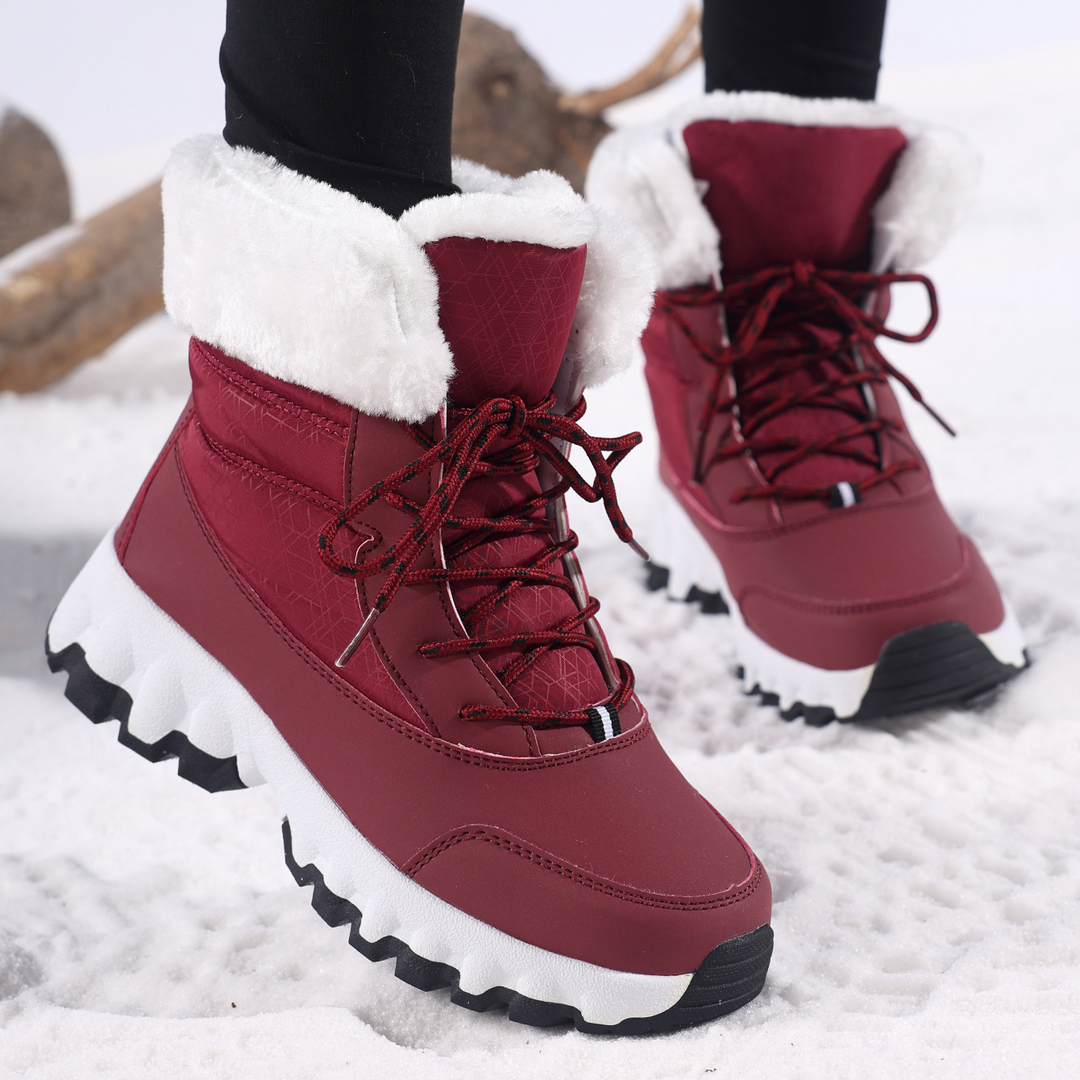 Fleece Lined Winter Snow Hiking Boots