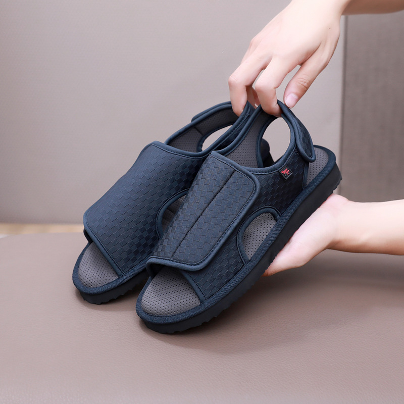 Comfortable Outdoor Casual Sandals with Velcro Straps