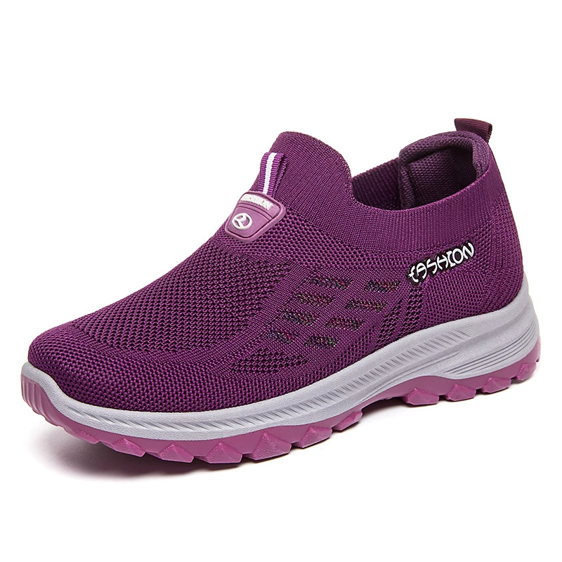 Breathable Mesh Slip On Walking Comfort Sports Sneakers