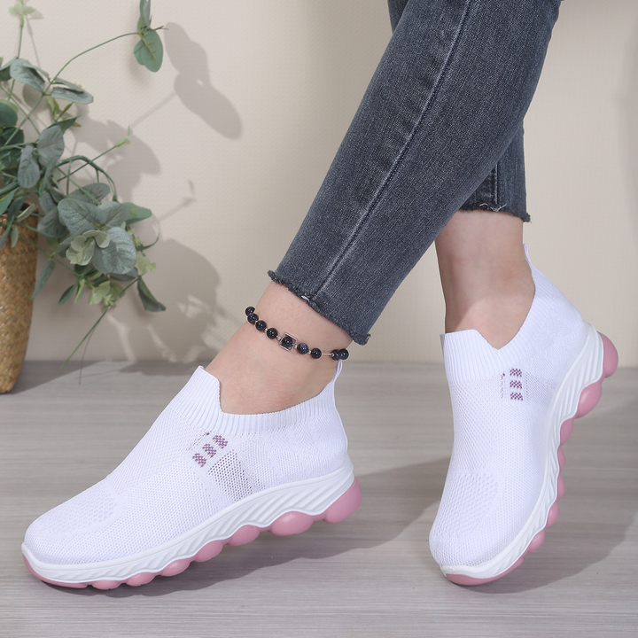 Women Knit Slip-On Lightweight Walking Sneakers