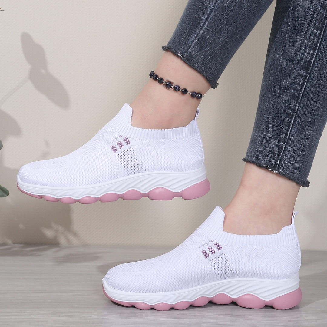 Women Knit Slip-On Lightweight Walking Sneakers