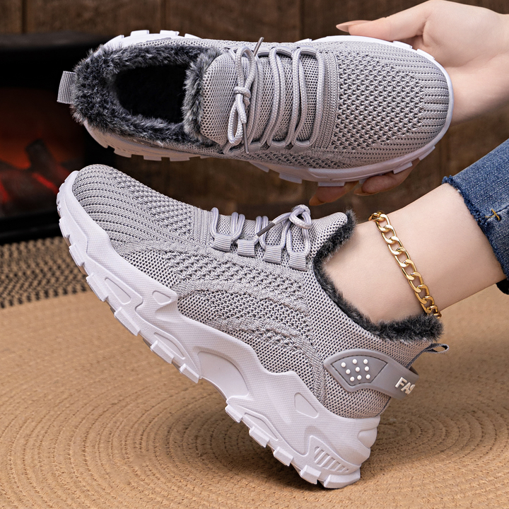 Fleece Lined Chunky Winter Sneaker Shoes