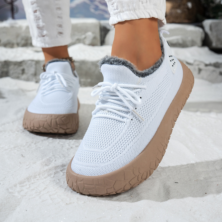 Warm Fleece Lined Outdoor Winter Sneakers