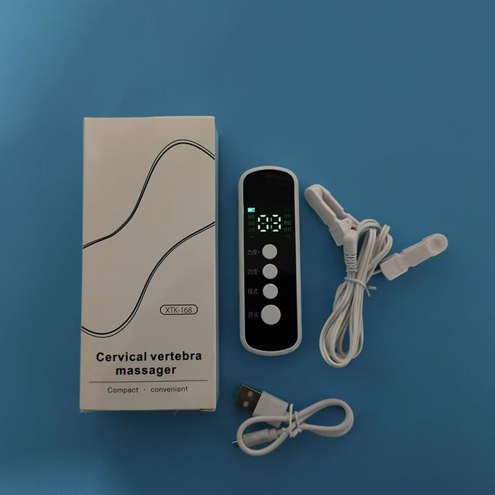 Multifunctional massage electric shock clamp finger massage